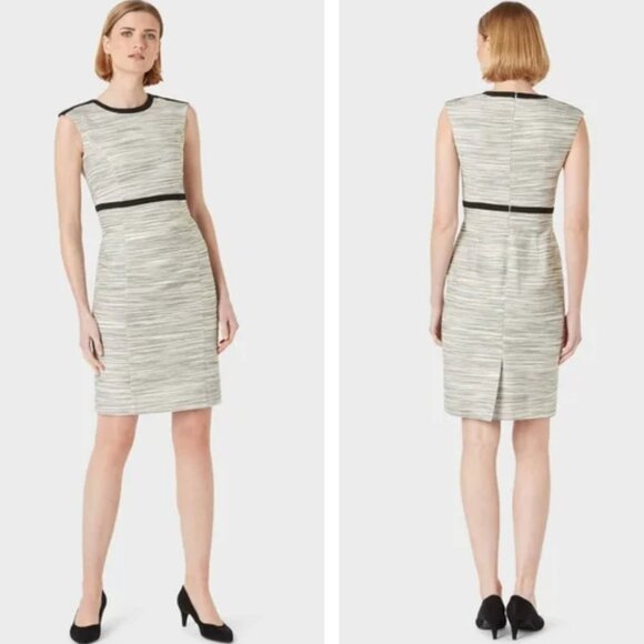 Hobbs London Amira Tweed Sleeveless Sheath Dress US 8 NWT Office Career Classic - Picture 1 of 9